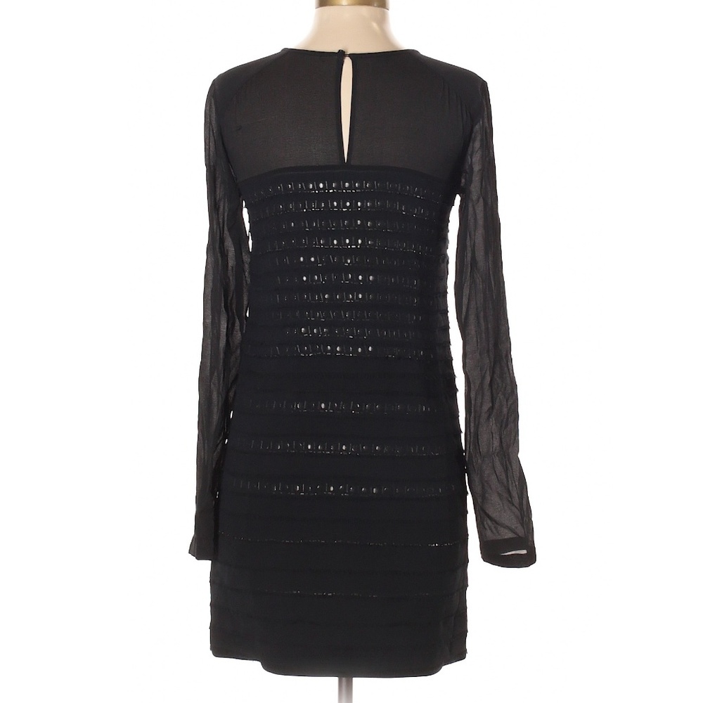 Barbara Bui Black Beaded Shift Dress - Picture 2 of 3